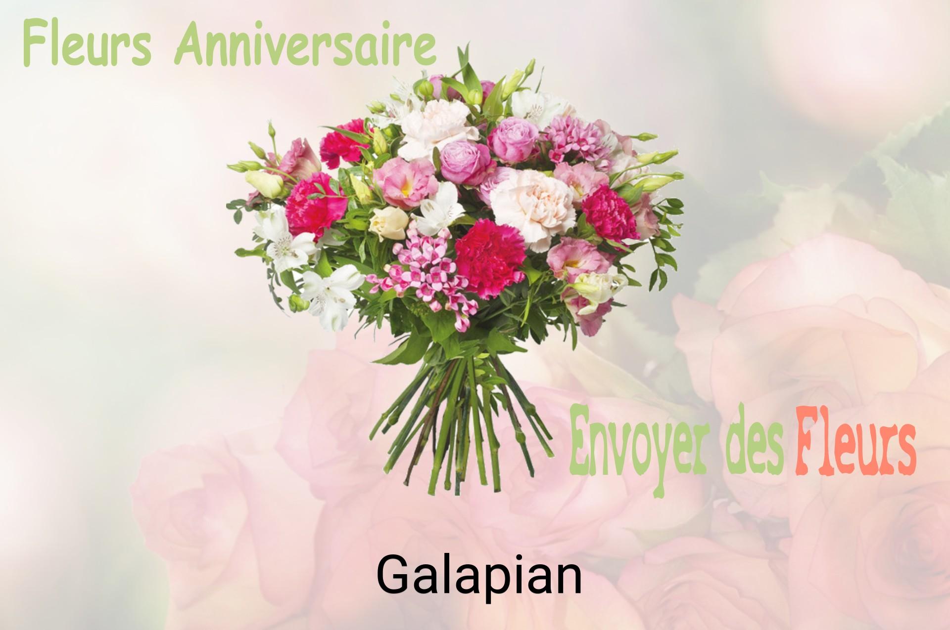 Bouquet de fleurs d’anniversaire livré à Galapian