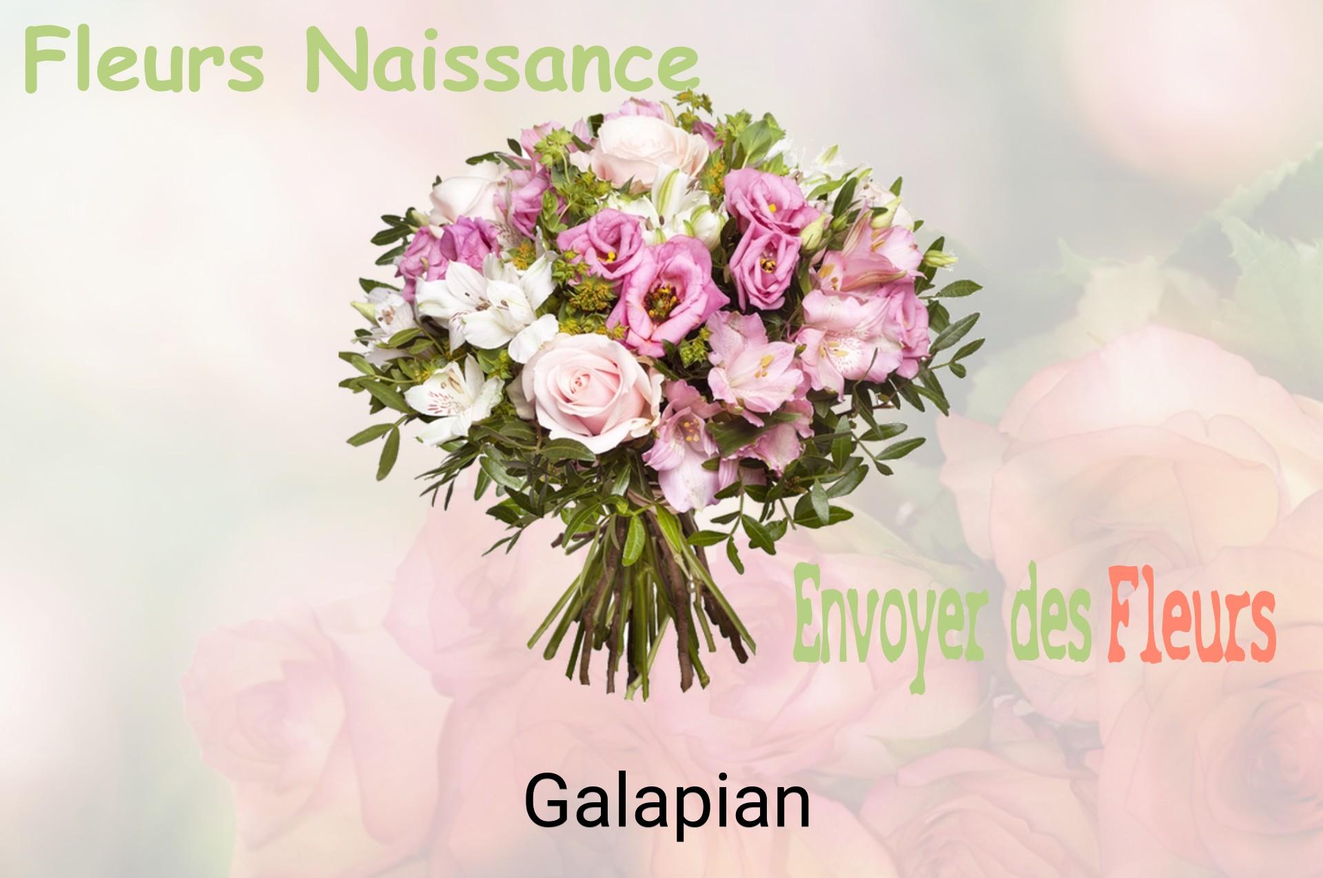 Bouquet de fleurs de naissance livré à Galapian